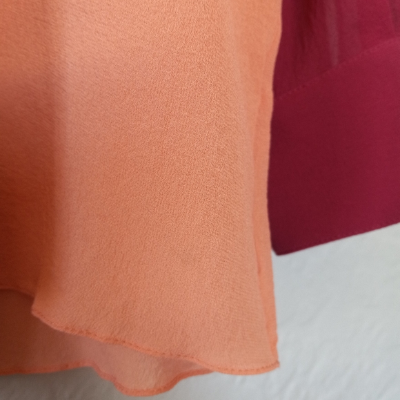 Dolce & Gabbana Silk Georgette Colorblock Patchwork Shirt 46IT/10US - Picture 9 of 16